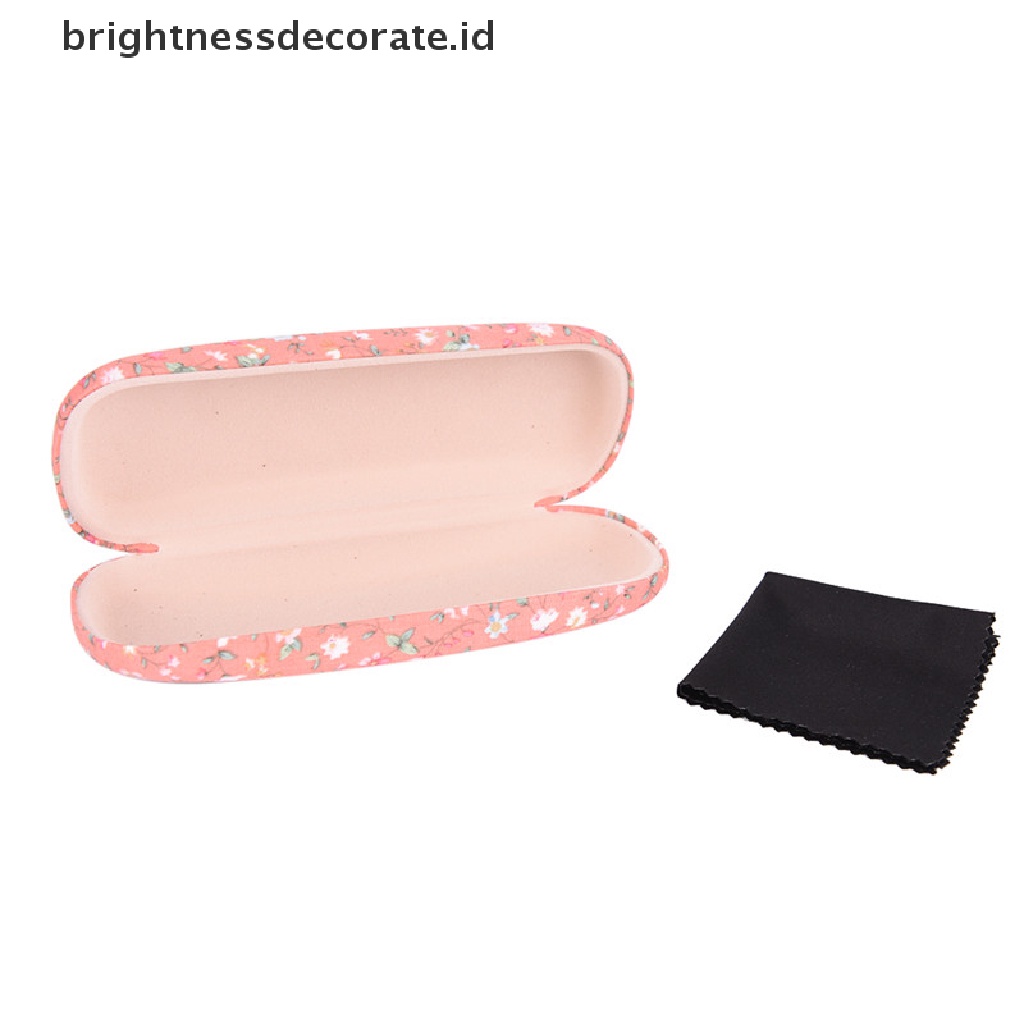 [Birth] Sunglasses Box portable Flower Sunglasses Hard Glassesbox Kotak Perlindungan Kacamata [ID]