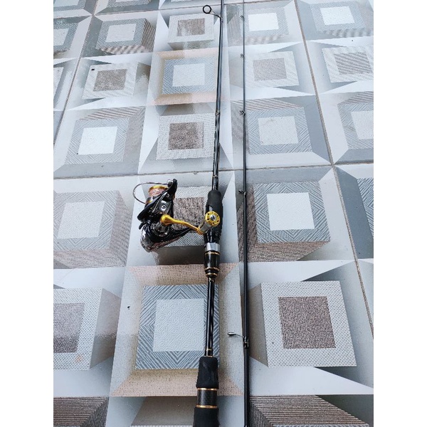 joran cangkek dan reel daiwa revros lt 1000