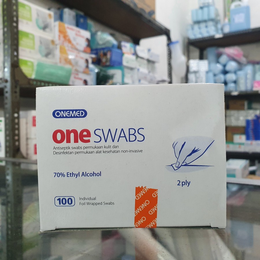 Alcohol Swab One Swab Onemed Tisu Alkohol Kapas Alkohol