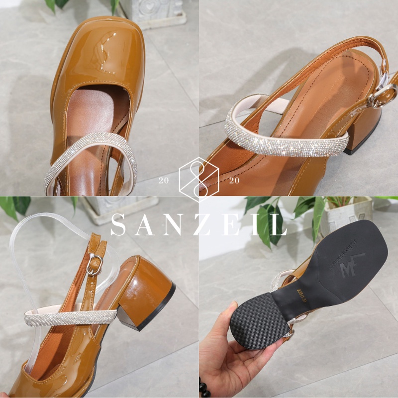 0160 Sanzeil Mona - Sepatu Heels Wanita Kasual Shoes Fashion