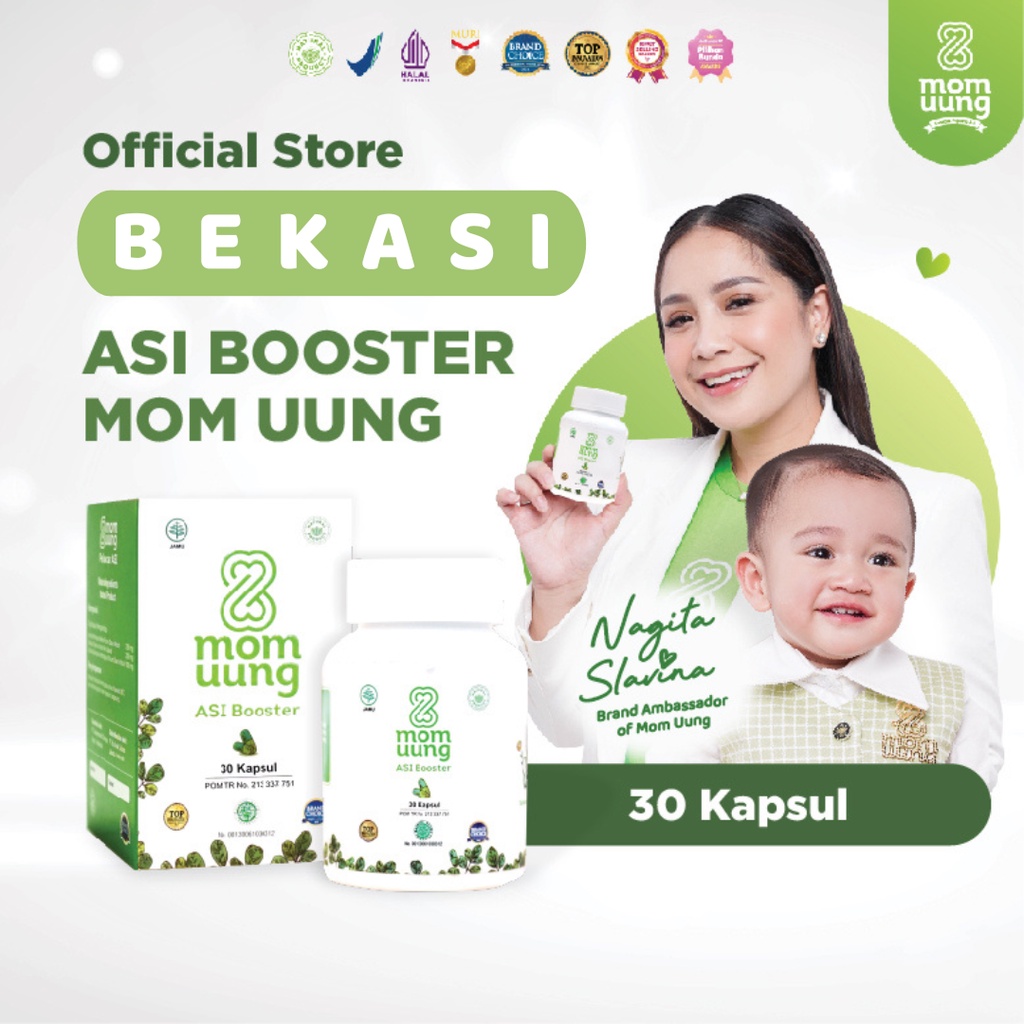 Mom Uung Asi Booster Special Bundling 30 Kapsul + Susu Mylkflow / Pelancar Asi Halal / Vegan Fiendly