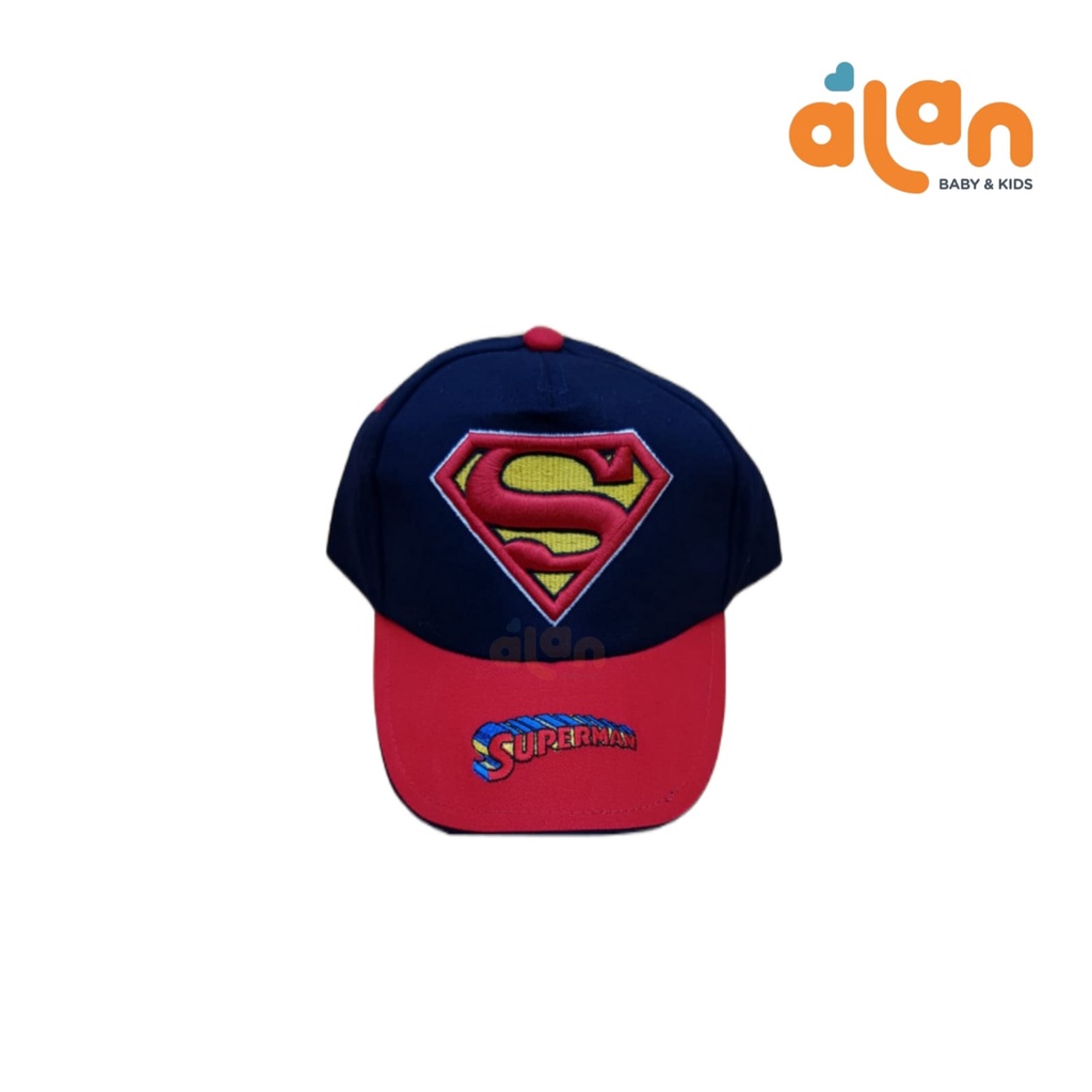 Topi Superman Bordir Karet Belakang ( TP-BSKB )