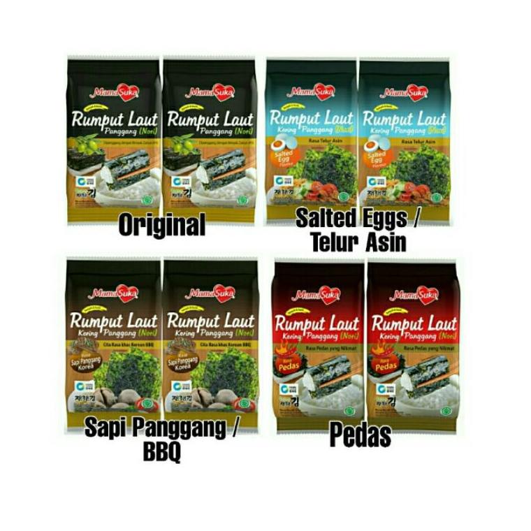 

Laris ★★ RUMPUT LAUT ALL VARIANT MAMASUKA (1 PAKET = 2 PCS / 2 BUNGKUS) ✔