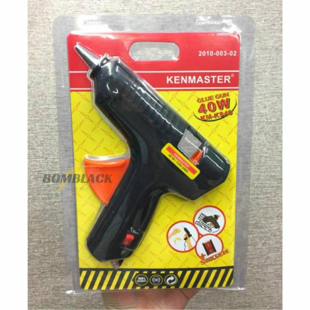 KENMASTER 40 watt Alat Tembakan Lem Tembak Glue Gun Bakar Listrik + TOMBOL ON OFF