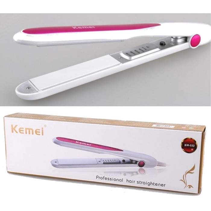 COD Catokan Rambut Kemei KM-532 Catok Professional Hair Straightener Kemei Km-532