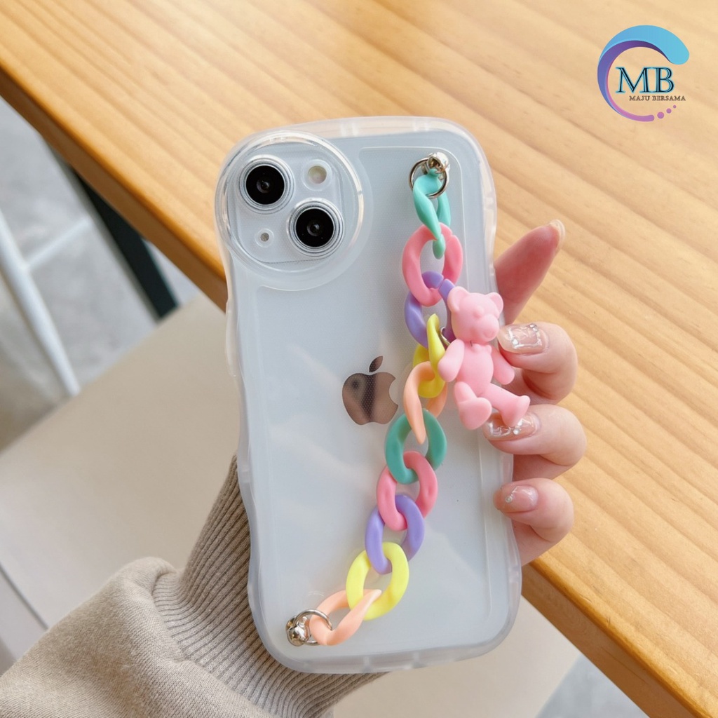 GC01 SOFTCASE GELOMBANG WAVE CLEAR RANTAI FOR INFINIX SMART 5 6 6+ HOT 9 10 11 12 PLAY HOT 11S 12 12I PRO 20 20I 20S NOTE 12 G96 12 TURBO MB4268
