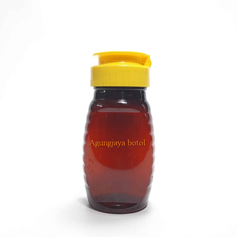 Botol Pet 110 Ml Madu Tj Oval Natural Tutup Madu Tj / Botol Plastik / Botol Madu / Botol Madu Tj Ova