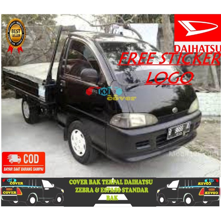 Terpal cover bak mobil pick up zebra 1.3 dan espass