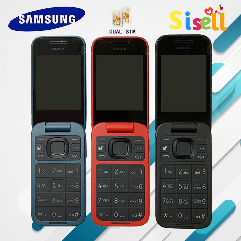 HP NOKIA 2660 FLIP Phone 2G DUAL SIM GARANSI HP JADUL NOKIA JADUL LIPAT
