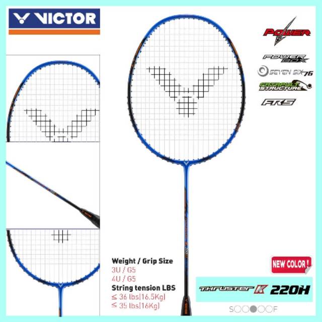 Raket Badminton Victor Thruster K 220H Original