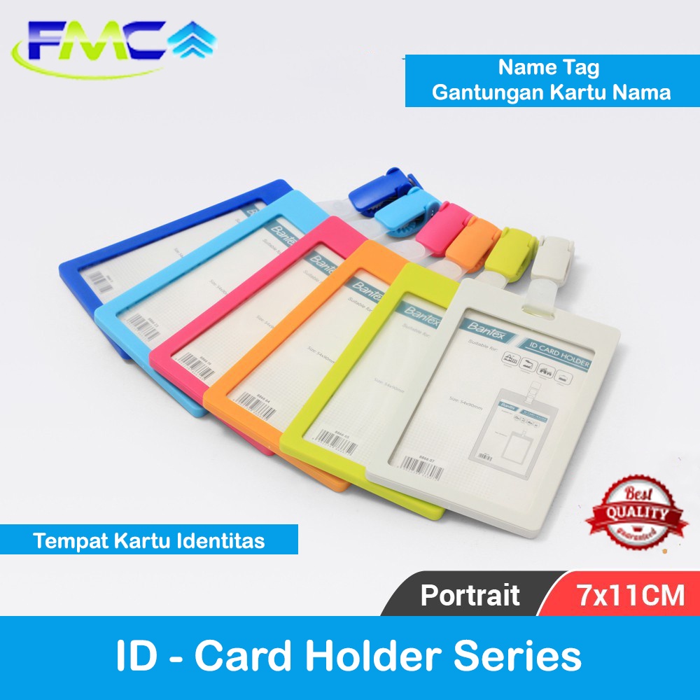 Name Tag ID Card Holder Gantungan Kartu Nama Gantungan Panitia Kepanitiaan Casing ID Card Frame Tempat Kartunama Lanyard Gantungan Kartu Nama Pengenal