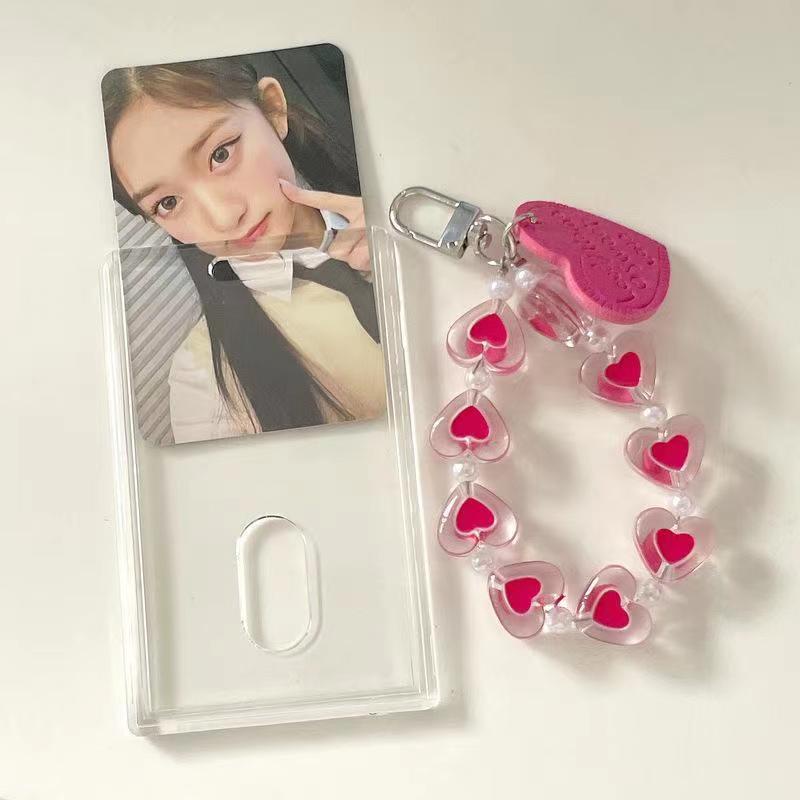 Case Holder 3 Inci Pelindung Kartu Bus Foto Idol Bahan Akrilik Transparan Ukuran Clear Foto Frame