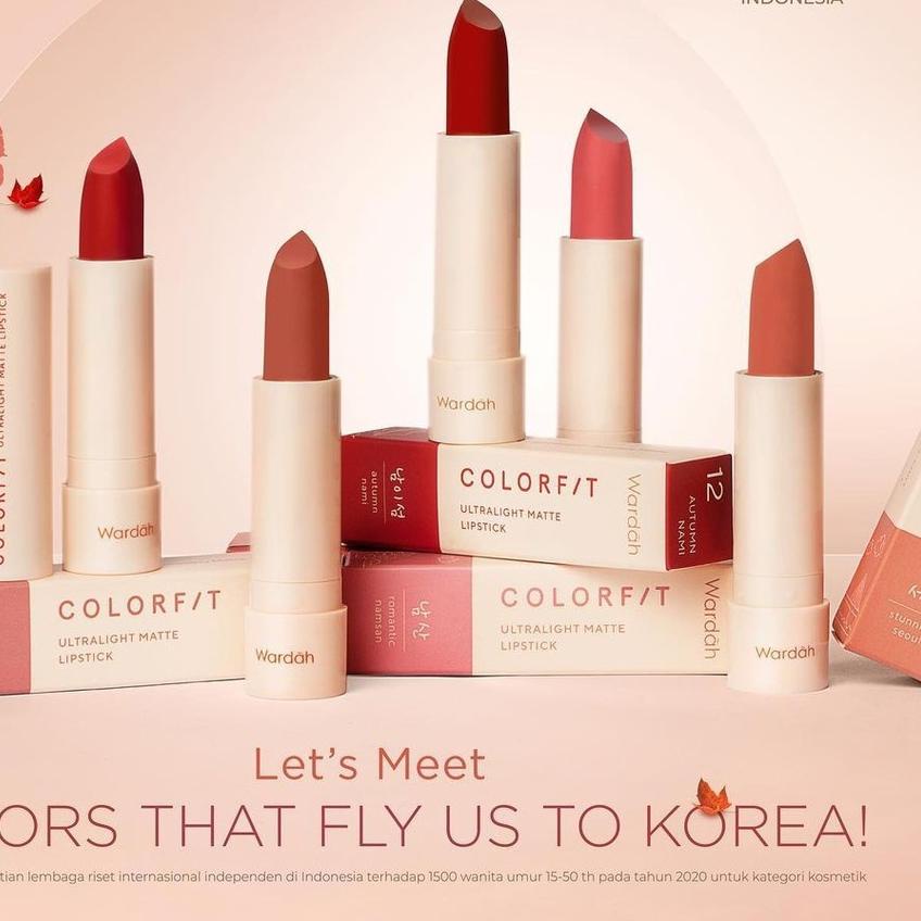 Sale ✔️ ✨STAR✨ Wardah Colorfit Ultralight Matte Lipstick KOREA EDITION | Lipstik/Lip Matte/Lipstick 