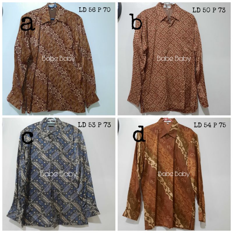 Kemeja Batik Sutera Sutra Pria
