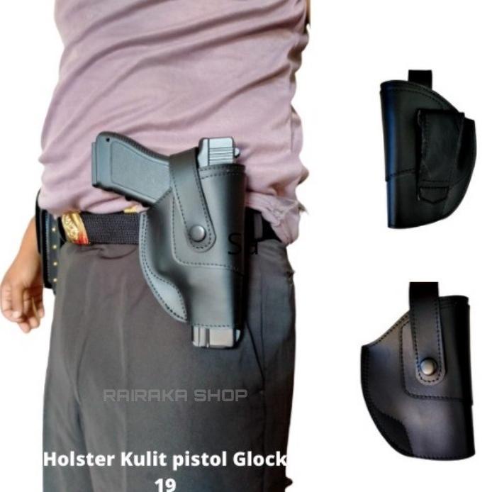 Laris Holster Kulit Sarung Pistol Kulit Asli ORIGINAL 0nczn