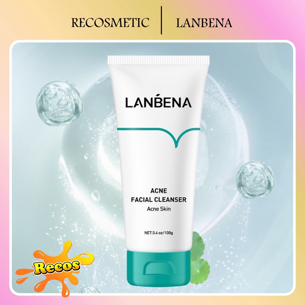 LANBENA Acne Facial Cleanser - Wajah Berjerawat (100 gr) BPOM