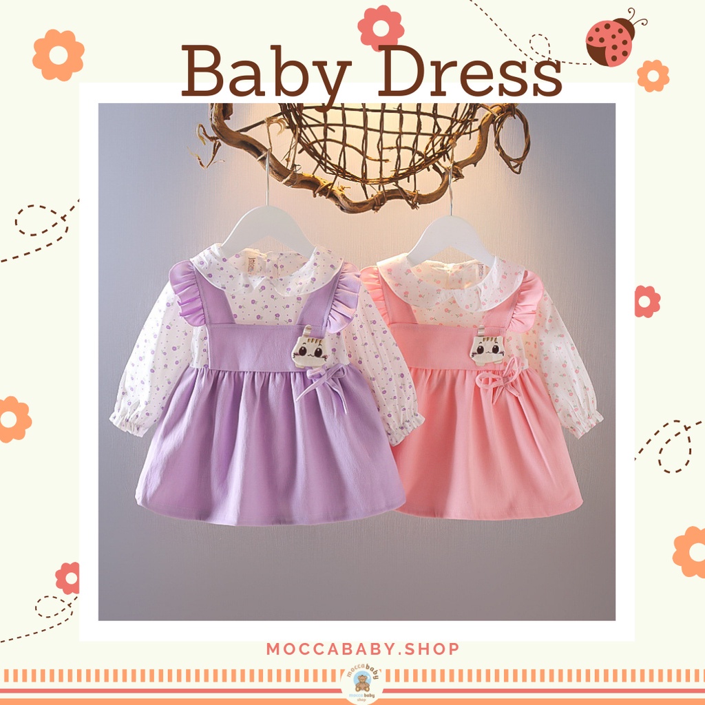 MBSS - Baby Dress Luxury EBV Baju Dress Anak Perempuan Import Dress anak/Bayi Perempuan Gaun bayi Rok Anak Pakaian anak / L2