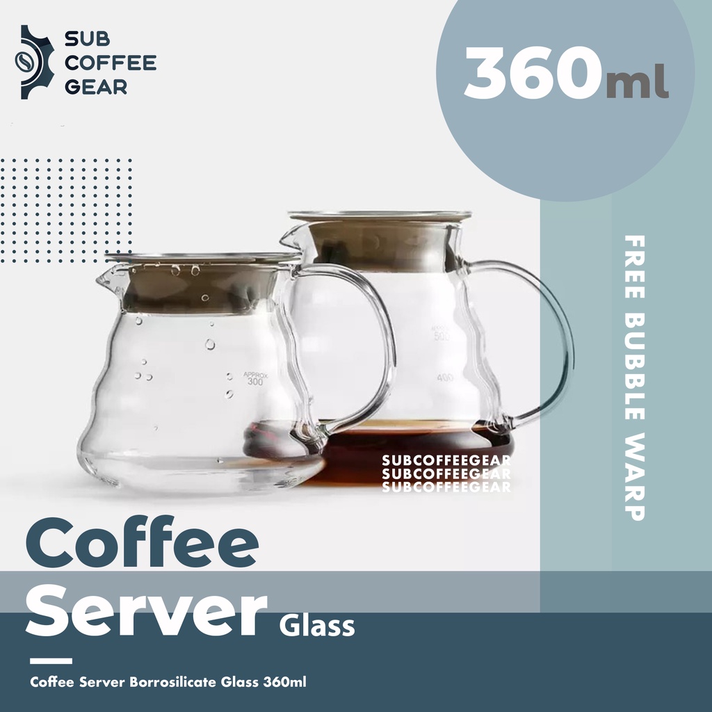 Jual V Coffee Server Gelas Kopi Teko Kopi Coffee Server Glass Ml Teko Gelas Kaca Pour Over