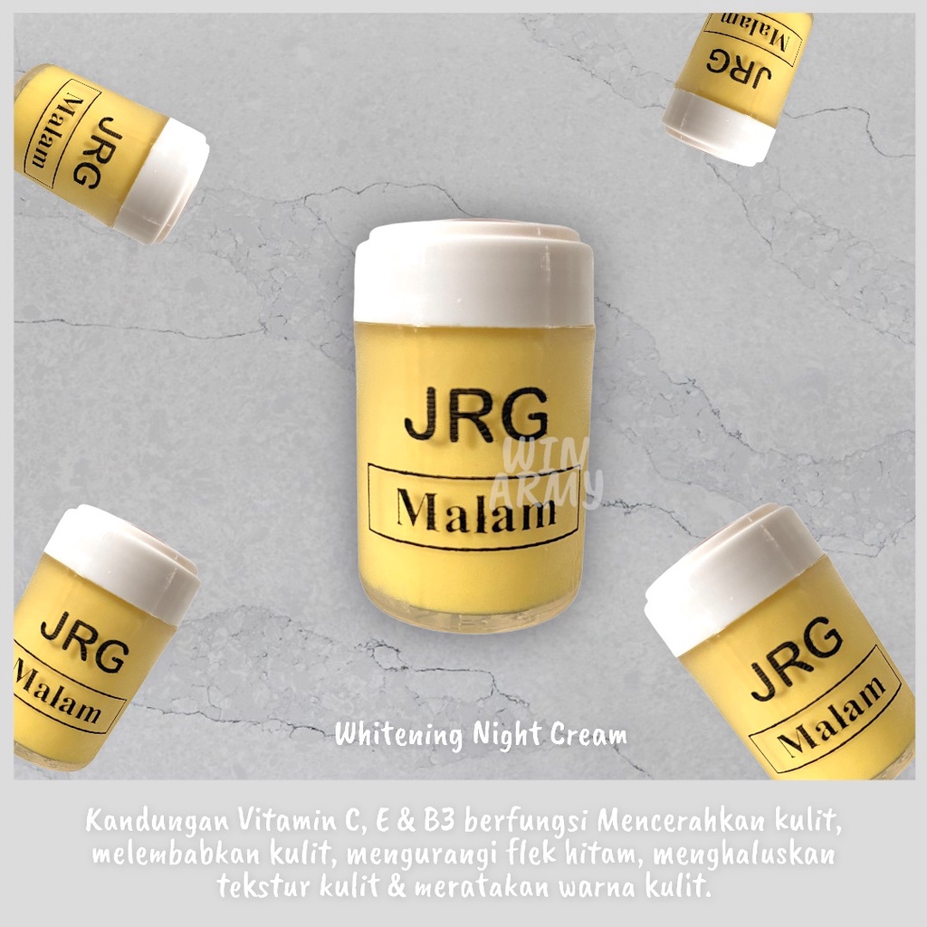 PAKET JRG ORII CREAM MALAM CREAM SIANG DAN SERUM WHITENING