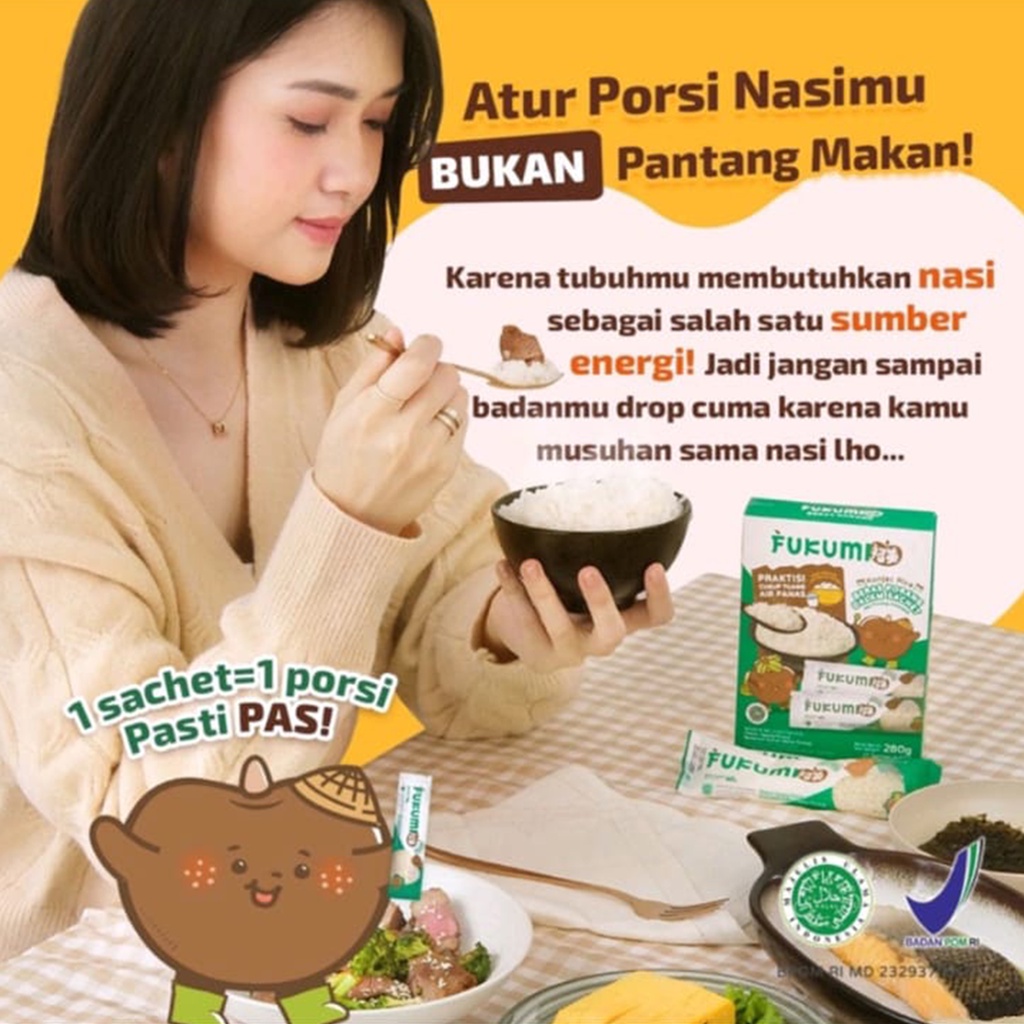 FUKUMI Beras Porang Nol Kalori 1 Box