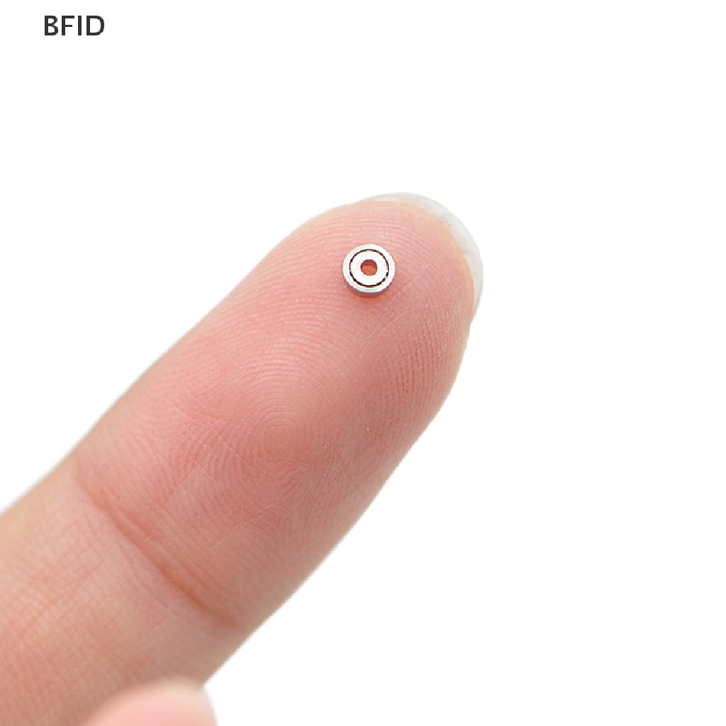 [BFID] 10pcs 681ZZ Miniatur Mini Ball Bearing Logam Terbuka Micro Bearing 1x3x1mm [ID]