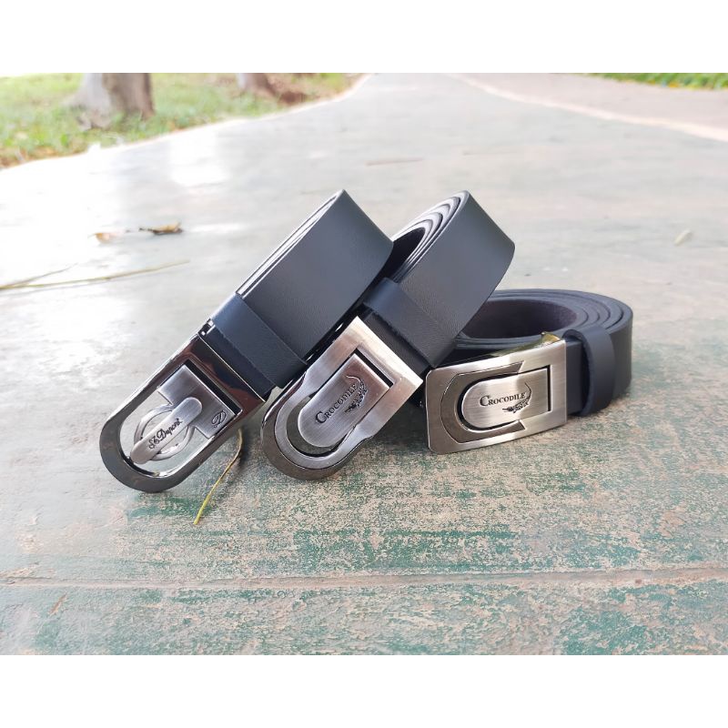 BAN PINGGANG KEPALA GESPER SABUK PRIA MODEL CANTOL 3 CM