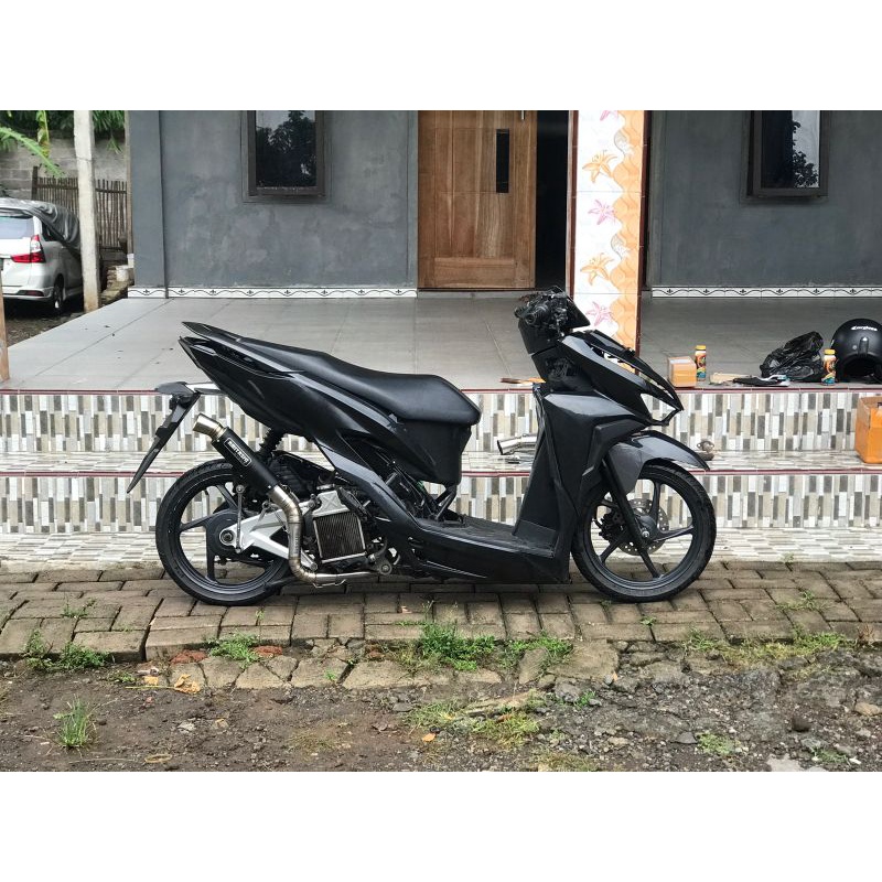 Knalpot Amitashi Coating Blackdoff Samlong Original aerox nmax old pcx Vario Mio beat dll