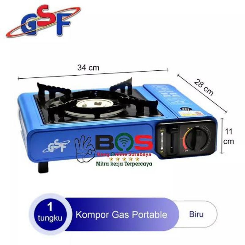 Kompor Portable 2 in 1/ Kompor Gas Stove Portable/ Kompor Gas Portable