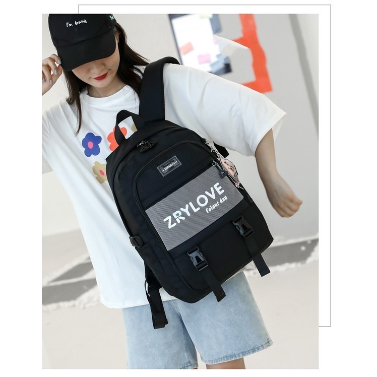 Tas Ransel Wanita Anak Remaja Fashion Modern Korean Style / Tas Ransel Sekolah SD SMP SMA / Tas Punggung Wanita Kekinian Terbaru 2023 / Tas Sekolah Anak Perempuan Murah / Tas Ransel Anak Motif Karakter / Tas Sekolah Wanita Fashion Style