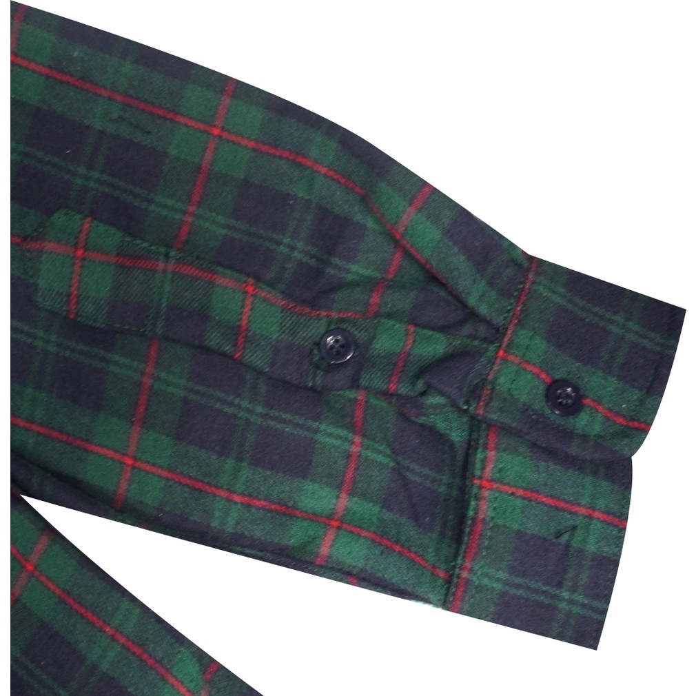 Predecessors Taf Kemeja Flannel Shirt Flatono Line#2 Green