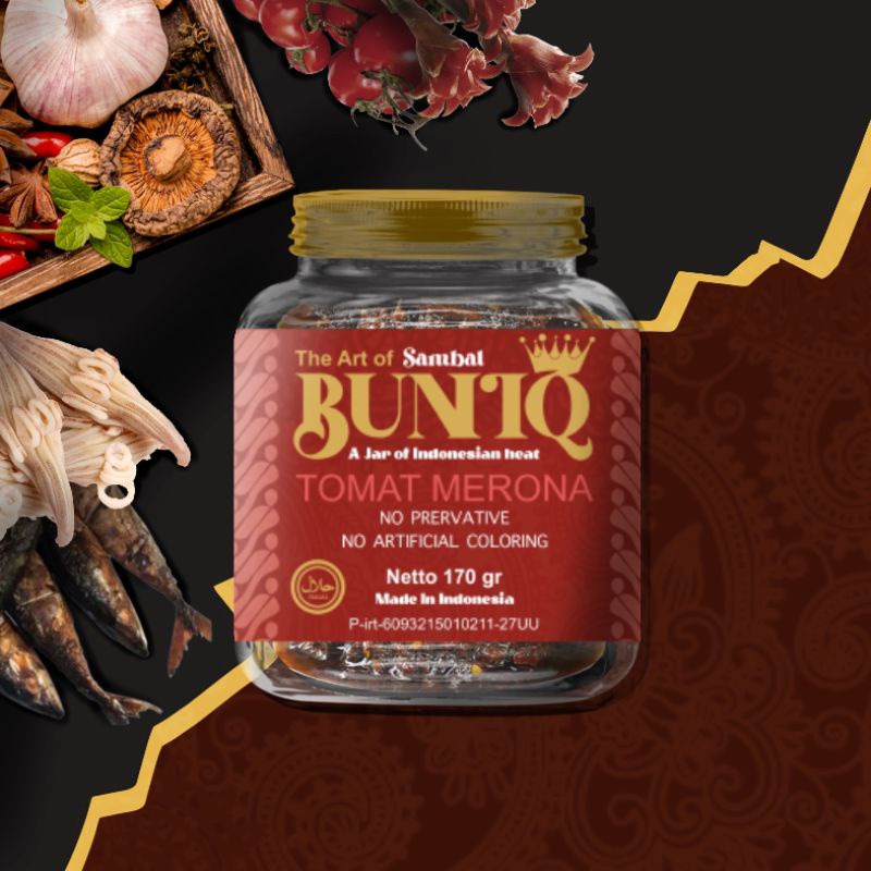 

sambal tomat merona 170gr by sambal BUNIQ