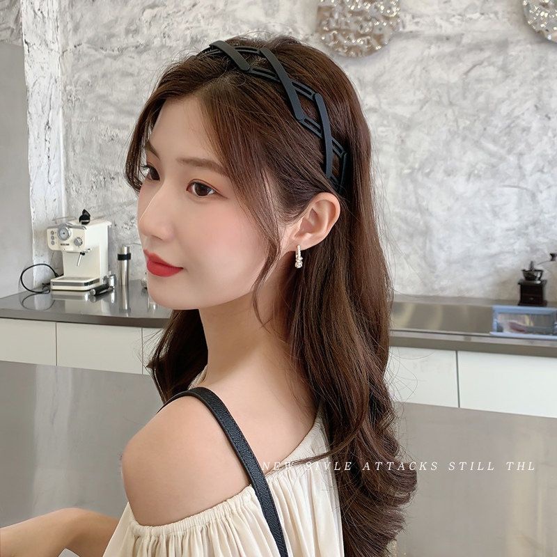 Bando Lipat Wanita Retractable Korea Fashion Folding Headband Summer Invisible