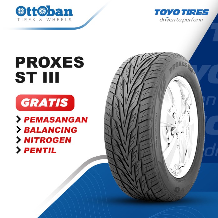 [PROMO] Toyo Tires Proxes ST3 265 60 R18 114V TLY GSS NC1X Ban Mobil