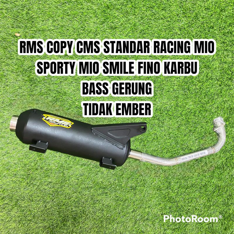 standar racing copy cms original rms muffler mio Sporty mio smile fino karbu bas gerung tidak ember