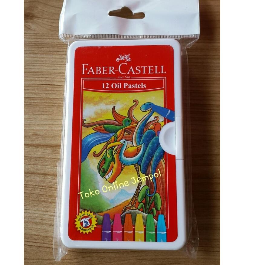 

Limited isi 12 warna crayon Faber Castell Original oil krayon ultah gambar