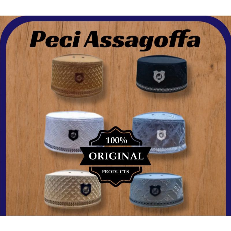 Songkok / Peci Assagoffa Logo Bordir