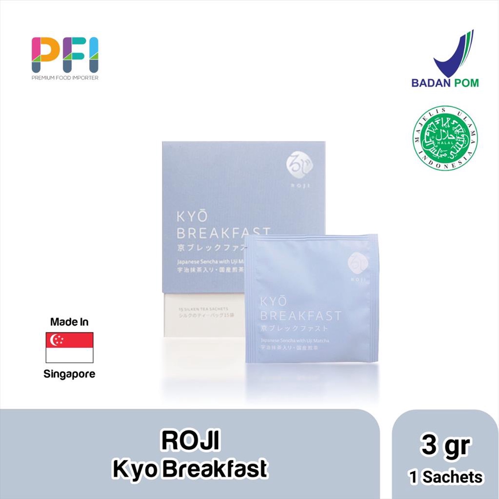 

ROJI Kyo Breakfast Green Tea With Uji Matcha 1 SACHETS