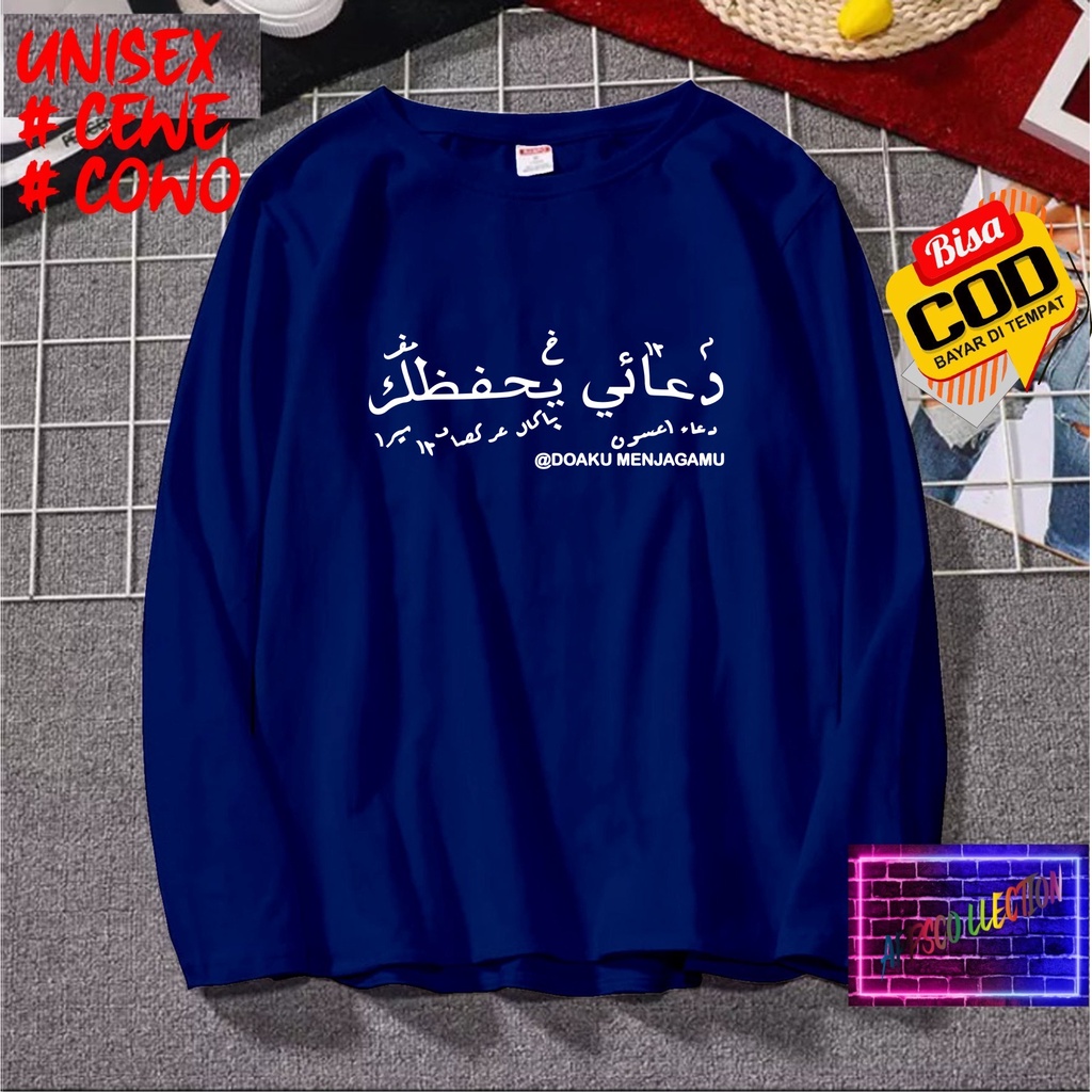 Cod Gratis Ongkir/Kaos DOAKU MENJAGAMU/Kaos Santri SantriwatiKaos Pria Pesantren/Kaos Murah/Pakaian Pria  Pakaian Wanita Islam Dakwahl/Best Seller