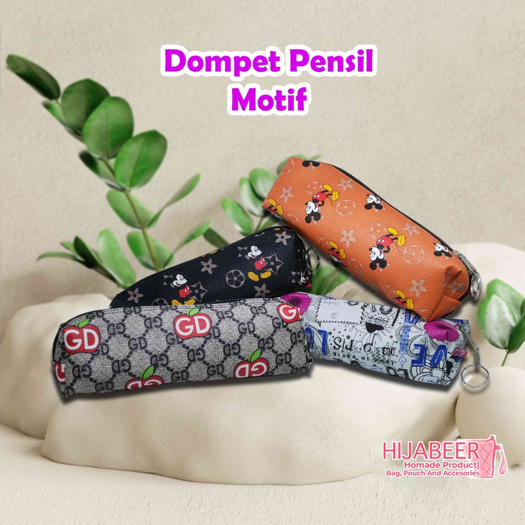 kotak Pensil - Dompet Pensil -  Tepak Pensil Motif