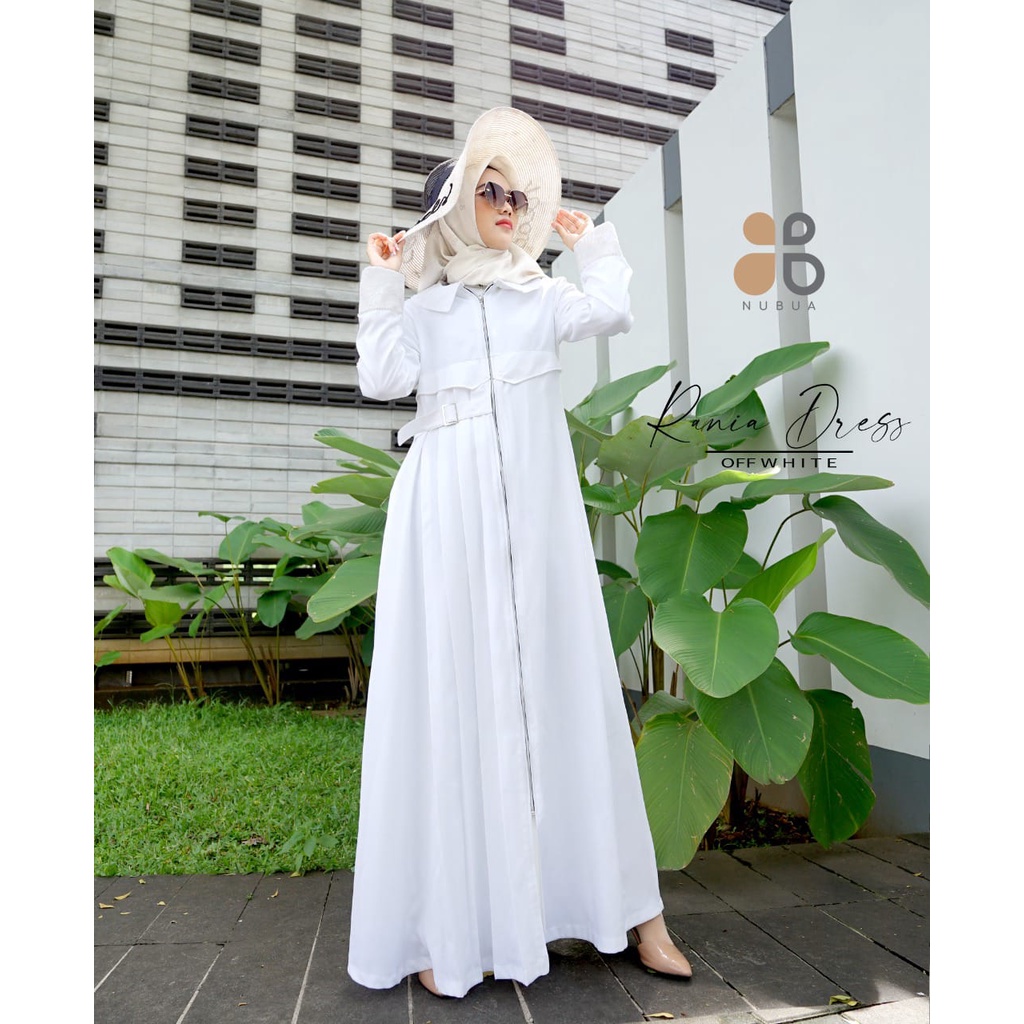 ( COD ) Gamis Nubua Rania Dress Pakaian Wanita Muslimah