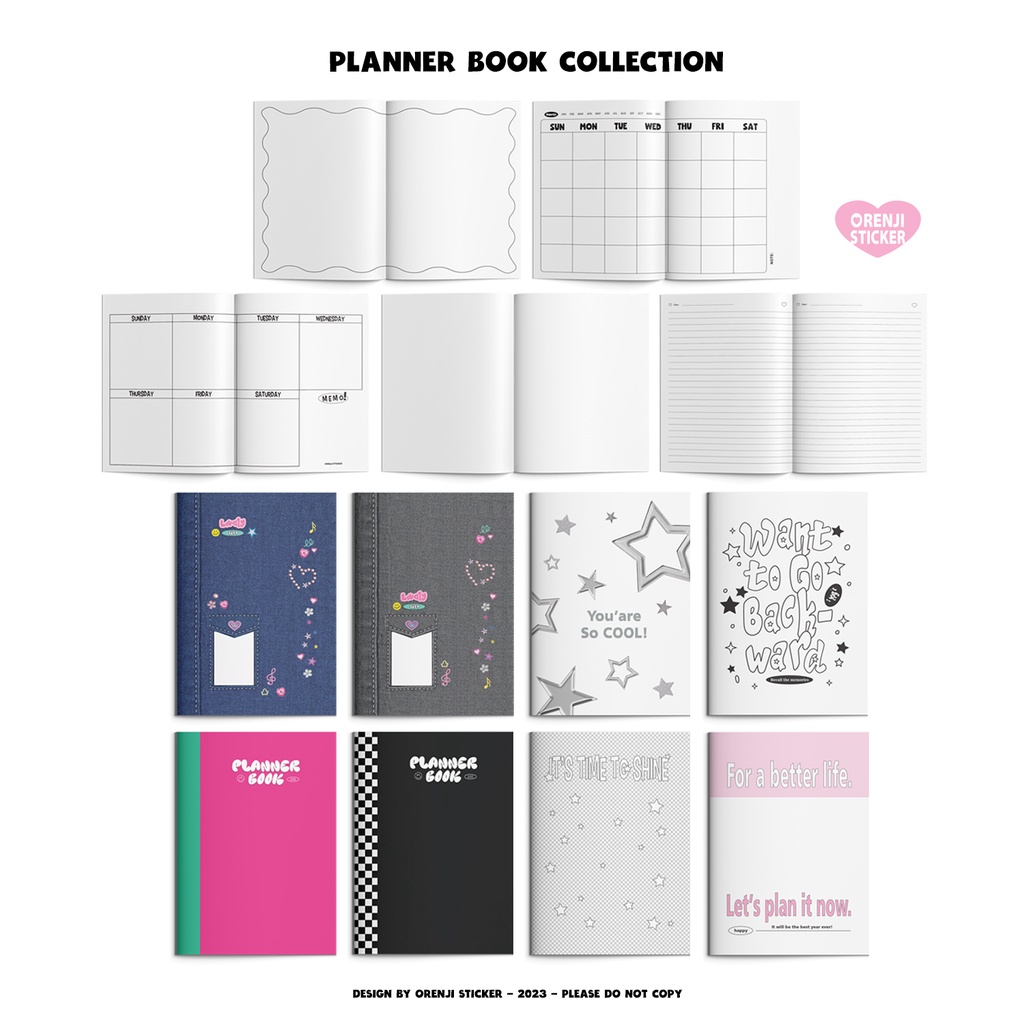 

Planner Book by orenji sticker