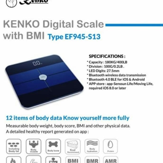 Timbangan Digital dengan BMI Kenko