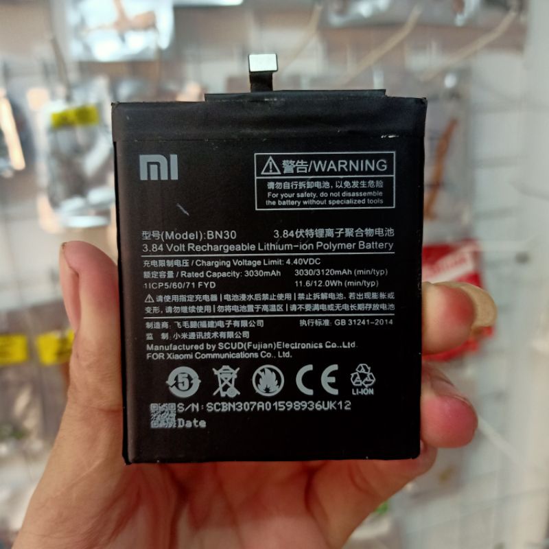 Batre baterai xiaomi redmi 4a bn30 baterai xiaomi redmi 4a original