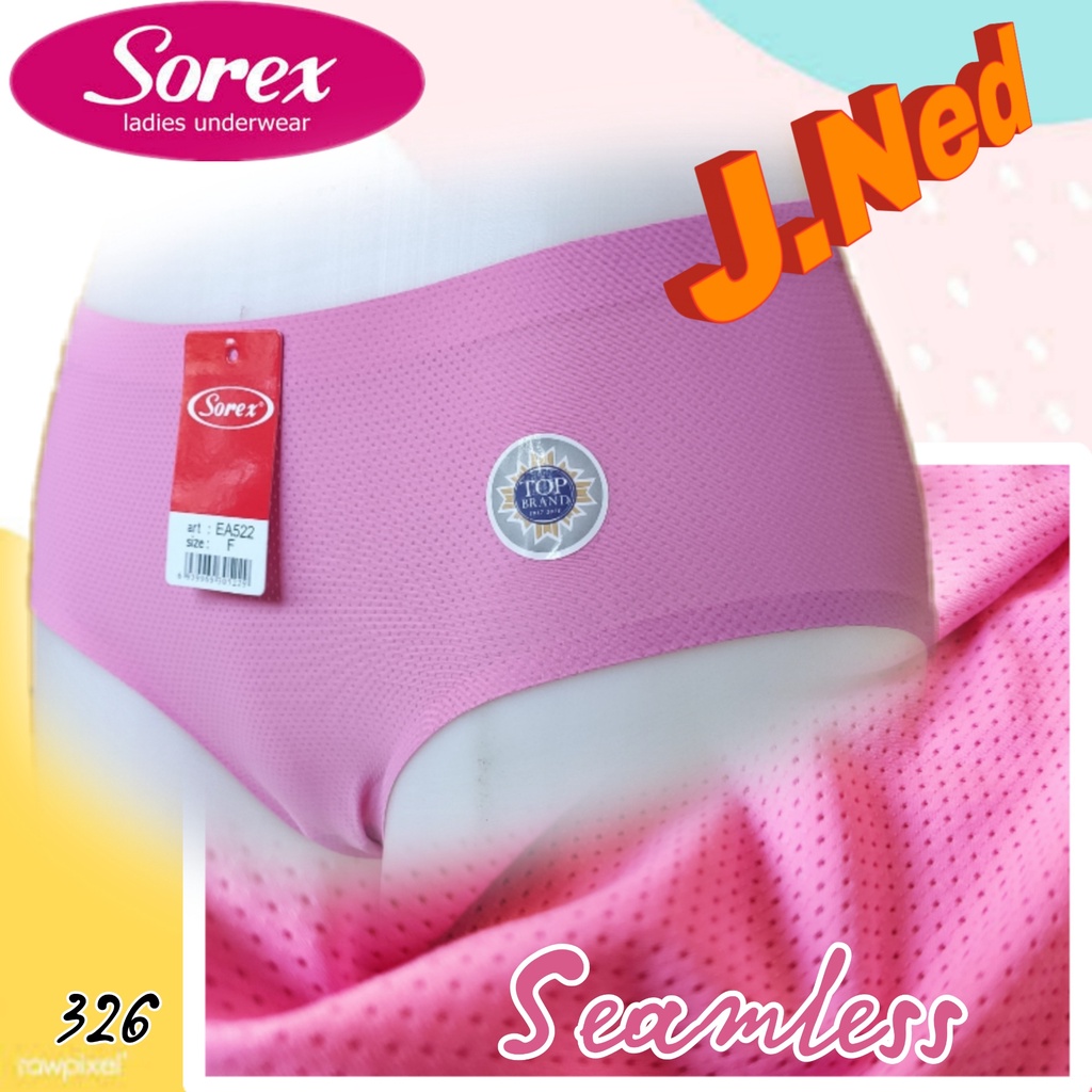 J326 CELANA DALAM WANITA SEAMLESS SOREX UKURAN FREE SIZE BESAR FIT XL-XXL