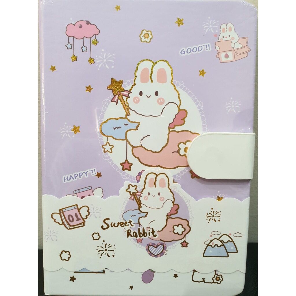 Buku Diary Sweet Rabbit Cute / Agenda import cute