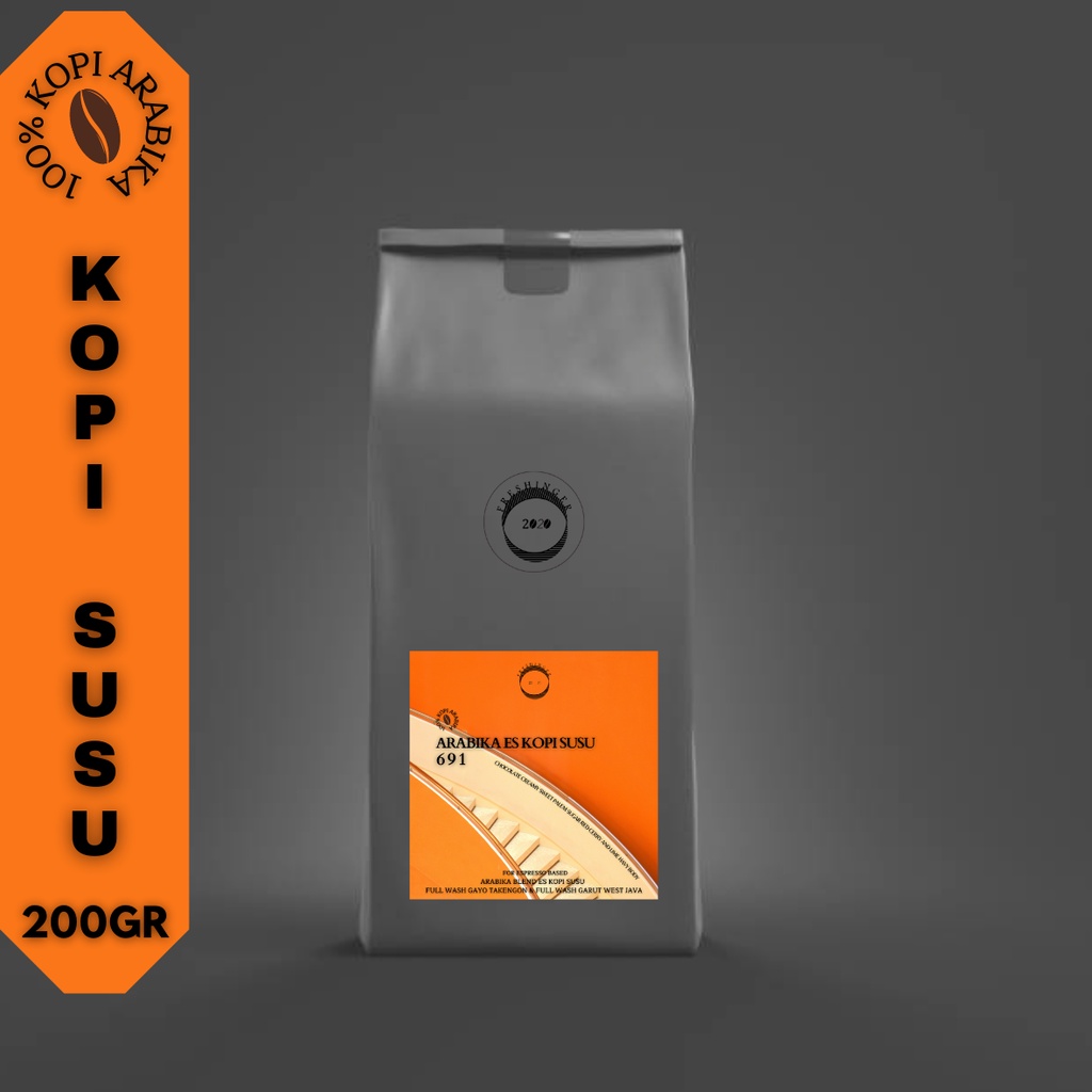 

Kopi Arabika Es Kopi Susu Espresso Arabika Blend 200gr
