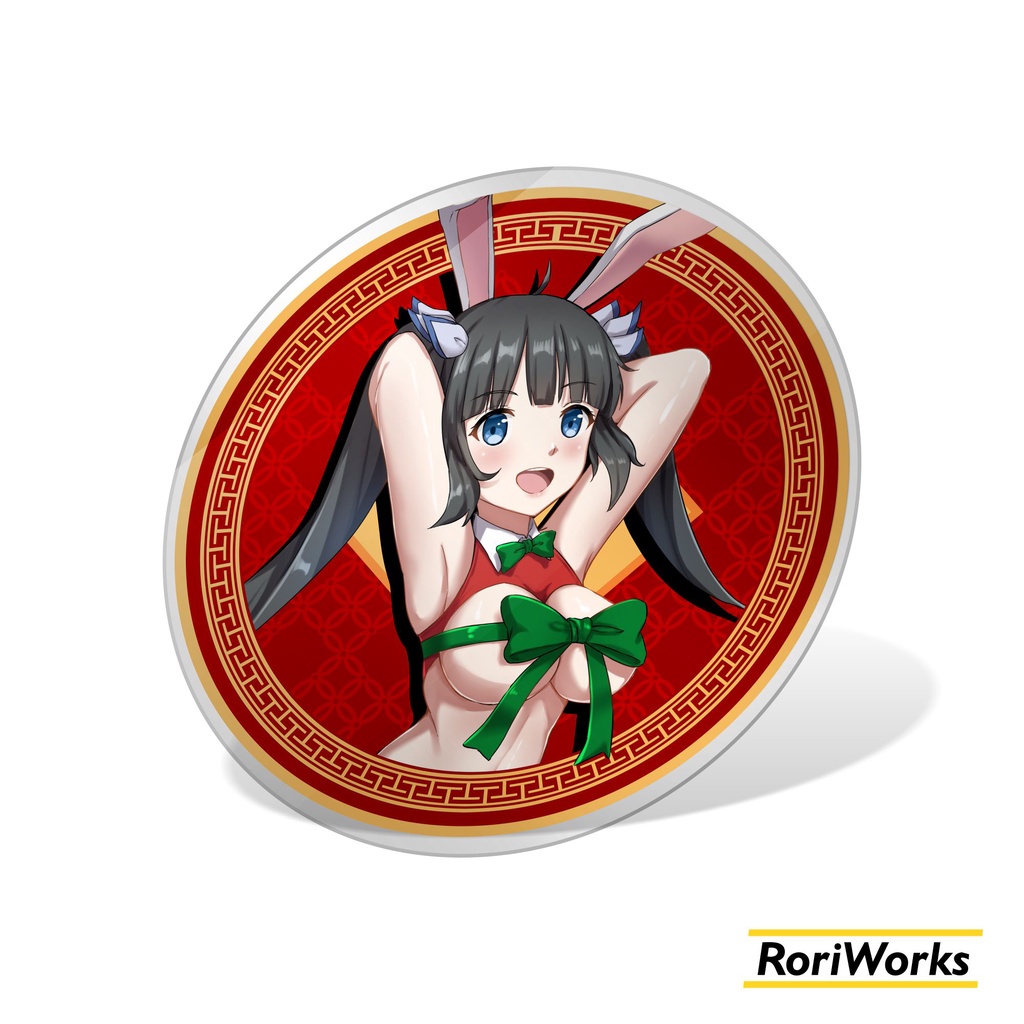 Acrylic Coaster Anime - Hestia (Year of Rabbit Ver.)