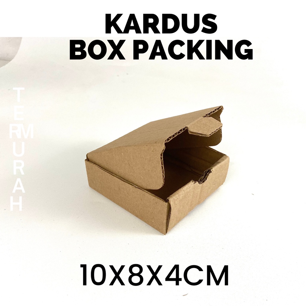 

Kardus Packing 10x8x4 Diecut Box Ukuran Kecil Polos