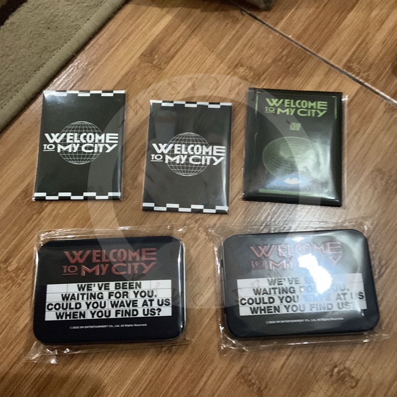 [READY STOCK INA SIAP KIRIM] Fullset NCT 127 TINCASE PC SET POLAROID B SCRATCH B WTMC exhibition wel