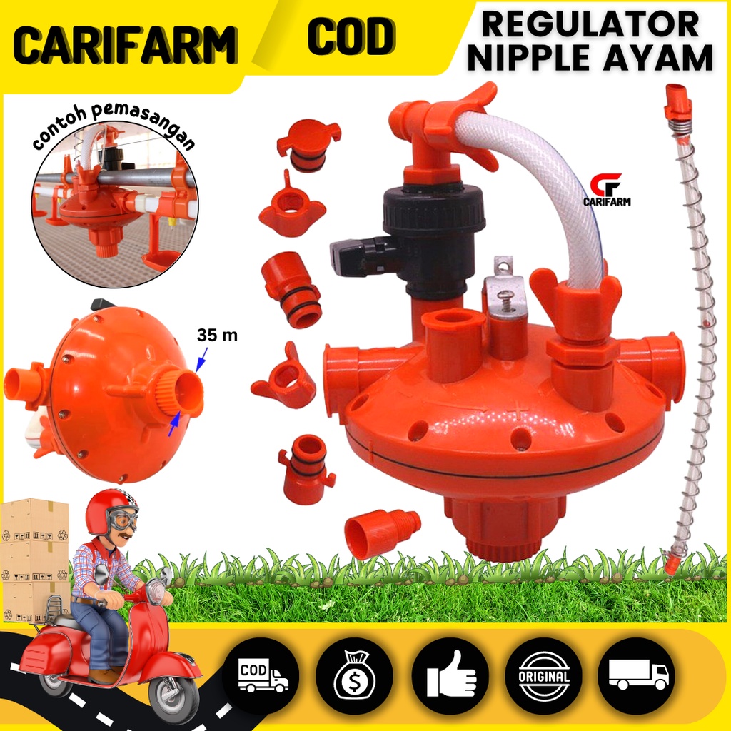Regulator Nipel Minum Ayam